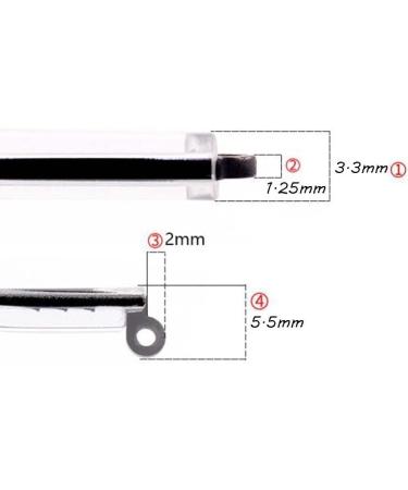 Enesea Glasses Accessories - Replacement Parts & Repair Kits for Glasses | Transparent Plastic Brain Legs & Ironing Arms - 1 Pair - Buy Online on GoSupps.com