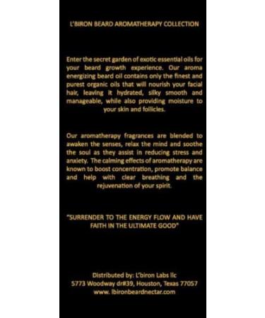 L Biron Beard Nectar - Lavender Eucalyptus | Aromatherapy for Moisture Softness & Itch Relief - Shop Internationally - Buy Online on GoSupps.com