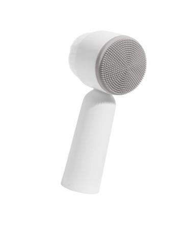 minkissy Handheld Brush Soft Bristles Silicone Facial Brush Cleasing Milk Clean Grey 5.5X12.5cm