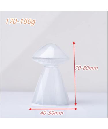 1piece Natural White Selenite Plaster Mushroom Shape Repair The Health Reiki Stone Rock Mineral Decoration Home Crafts Collect Suitable for Home 1 Piece Selenite Plaster - Buy Online on GoSupps.com