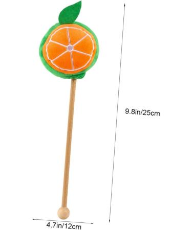 Warmhm Plush Hammer Massage Device - Manual Percussion Back & Neck Massager Tool - 25x12cm Orange | International Shipping - Buy Online on GoSupps.com