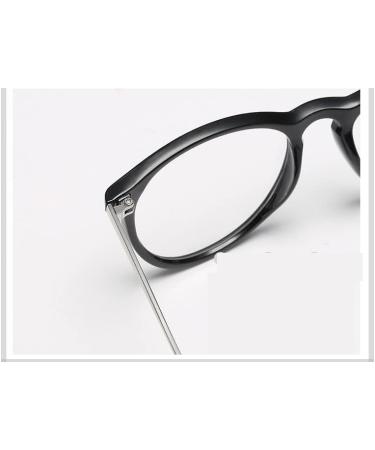 PARWANA Round Blue Light Blocking Readers Eyeglasses - Anti Eye Strain Flat Light Mirror +0.00 Magnification - Shop Internationally Now - Buy Online on GoSupps.com