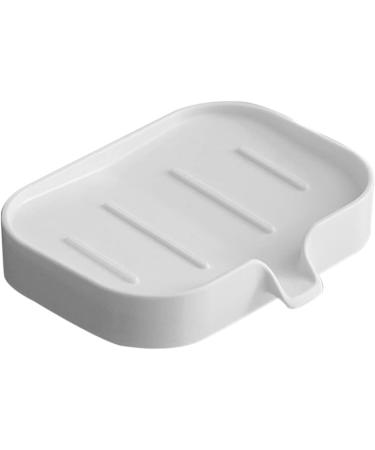 Alipis 5-Stage Plastic Soap Holder - Self-Empty Shower & Sink Soap Container Durable ABS White Palette for Rinse Pools - Buy Online on GoSupps.com