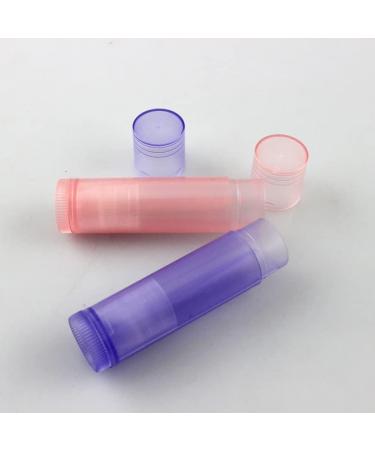 JIHUOO 20pcs 5ML Colorful Empty Lip Balm Tubes | Refillable Lipstick Containers for DIY Beauty - Buy Online on GoSupps.com