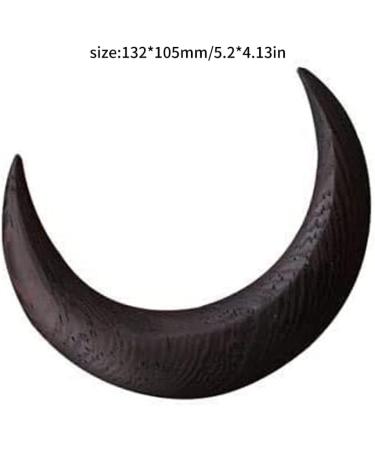moon hairpin Halloween Moon Fork Wooden Hairpin Barrettes Hair Comb Hair Styling Tool Accessories Black - Buy Online on GoSupps.com