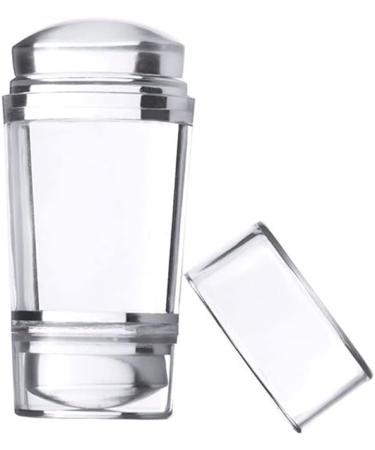 Bbabbt Silicone Gel e Stamper with Scraper - Clear Nail Art Stamping Tool for French Tips & Manicure - Buy Online on GoSupps.com
