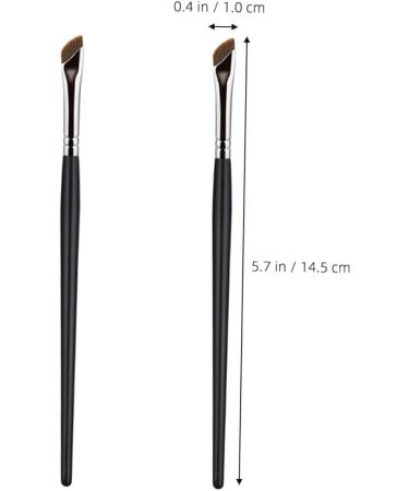 Healeved 6 Pcs Eyebrow Brush Fine Point Eyeliner Angled Eyeliner Brush Women Makeup Brush Artificial Fiber - Buy Online on GoSupps.com