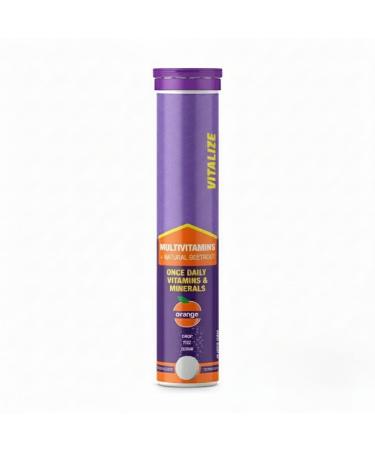 Daily Multivitamins (20-Day Pack Tasty Orange Flavor) 21 Fast-Acting Vitamins & Minerals with VIT C D and Iron for Immunity Energy & Heart Health | Suitable for Both Men & Women