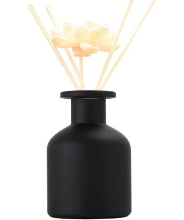150 ml Refillable Matt Black Glass Diffuser Bottle for Essential Oils | Aromatherapy DIY Fragrance Container | Elegant Craftsmanship - Buy Online on GoSupps.com