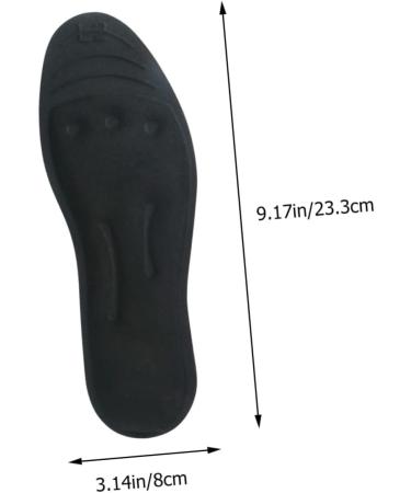 Healifty Orthotic Insoles - Breathable Arch Inserts for High Heels & Running Shoes - Shockproof Gel Sweat Pad for Men and Women - Black XS - Buy Online on GoSupps.com