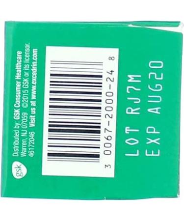 Excedrin Extra Strength Caplets 144 Count - Pack of 6 (24 Count per Pack) - Buy Online on GoSupps.com
