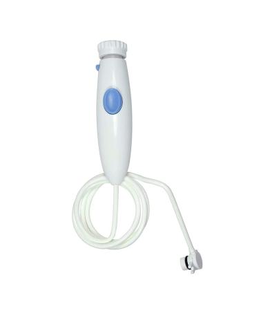 Haodasi Water Hose Plastic Handle Oral Hygiene Accessories Replacement Tube Compatible with Waterpik Oral Irrigator WP-100 WP-130 WP-660 WP-900 (Button White) White - Button