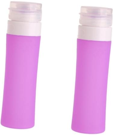 Beaupretty Travel Shampoo Containers travel s Sample Jars Silicone pot jars cosmetic jars silicone containers Tubes containers liquid s for travel purple Disposable wash Empty Silicone Bottle - Buy Online on GoSupps.com