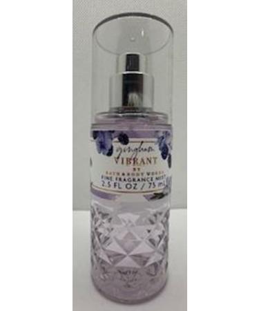 Gingham Vibrant Fine Fragrance Mini Travel Purse Size Mist Spray 2.5 Ounce Purple and Lavender