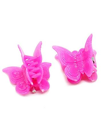 Xloey Butterfly Hair Clips 100 Pack - Assorted Colors Mini Hair Accessories for Girls & Women - Buy Online on GoSupps.com