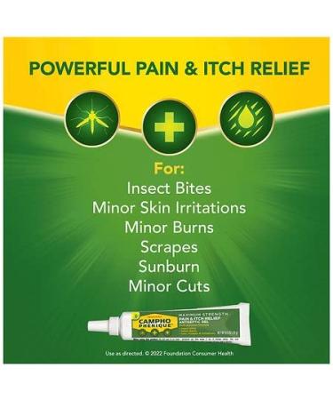 Campho-Phenique Pain & Itch Relief Gel 0.5 oz - Antiseptic Relief - Buy Online on GoSupps.com