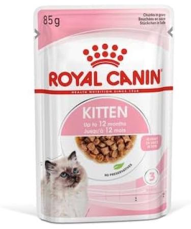 Royal Canin Kitten Complete Wet Food in Gravy 48 x 85g - Buy Online on GoSupps.com