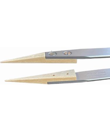 BUZZUFY Dumont Dumoxel tweezer 159 with wooden tips for scratch-sensitive components 110 mm for watchmakers - Buy Online on GoSupps.com