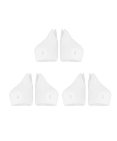 FARUTA 3 Pair of Bunion Corrector Silicone Bunion Corrector Gel Toe Protector Separator Bunion Pads Sleeve