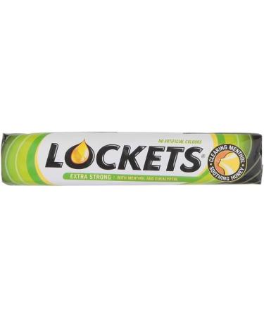 Lockets Extra Strong Menthol & Eucalyptus Lozenges 41g (Pack of 5) Soothing Sore Throat Relief Cough Sweets - Buy Online on GoSupps.com