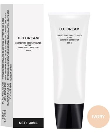 CC Cream Colour Correcting Moisturising Base Foundation SPF 43 Skin Tone Adjusting Makeup Moisturising Self-Regulating Cream for Mature Skin 1 ml (Pack of 1) ivory - Buy Online on GoSupps.com