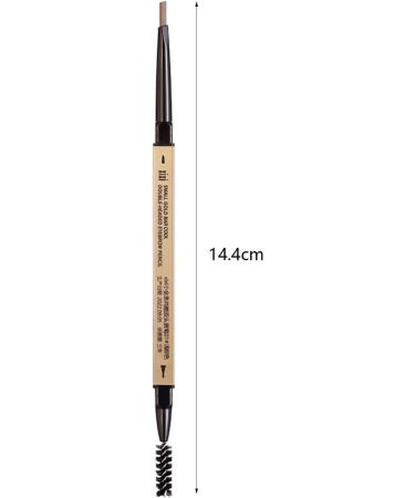 GaotKeut Eyebrow Pencil with Brush Makeup Brow Definer Beauty Tool Makeup Pen Stylist Definer Brow Pencil for Family Couples Friends khaki brown - Buy Online on GoSupps.com