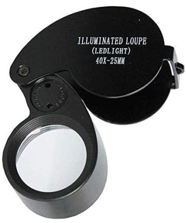 Magnifier LED Reading Magnifying Glass Light Lens Illuminated Magnifier Large Portable Illuminated for Hobbies and Crafts Magnifying Glass for Reading