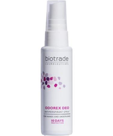 Biotrade Odorex Deo Antiperspirant Spray For Hands And Underarms Stops Excessive Sweating Odour 14 days Protection 40ml - Buy Online on GoSupps.com