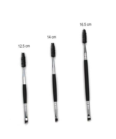3pcs Professional Eyebrow Brush Set for Women | Ideal Makeup & Eyelash Beauty Brushes - Buy Online on GoSupps.com
