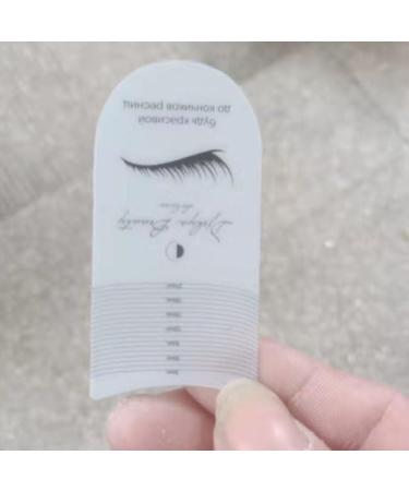 Pink Eyelash Ruler | Precision Eyelash Measuring Tool | Durable Beauty Stencils for Perfect Curling & Symmetry - Buy Online on GoSupps.com