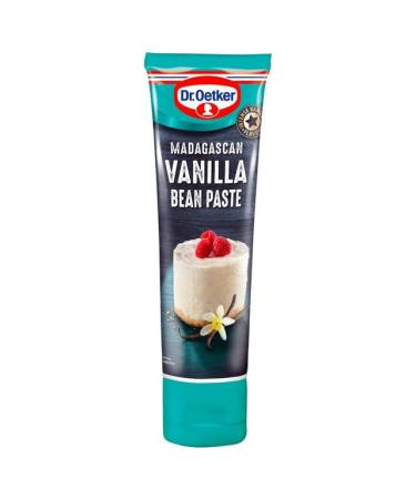 Dr. Oetker Vanilla Bean Paste 100G |Easy to does into recipe with squeezey tube |Madagascan Vanilla Bean Paste | Intense vanilla flavour |