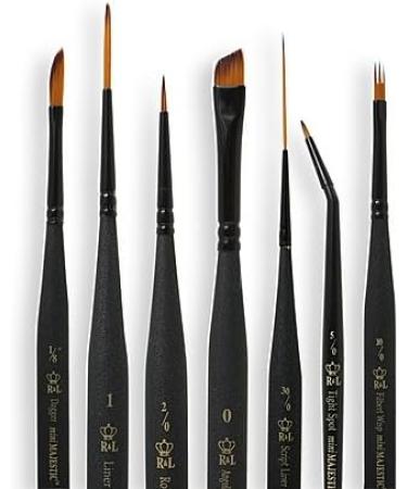 Royal & Langnickel Series 4200 Mini-Majestic 12/0 Fan Brush - Precision Detailing Tool - Buy Online on GoSupps.com