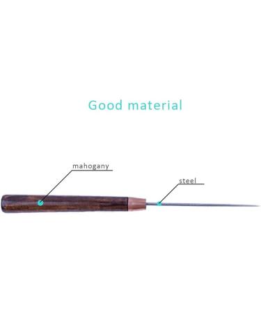 ZLKSKER Leather Scratch Awl 2-Pack - Wooden Handle Sewing Tailors Awl for Punch Stitching - DIY Handmade Leather Craft Repair Tools - Buy Online on GoSupps.com