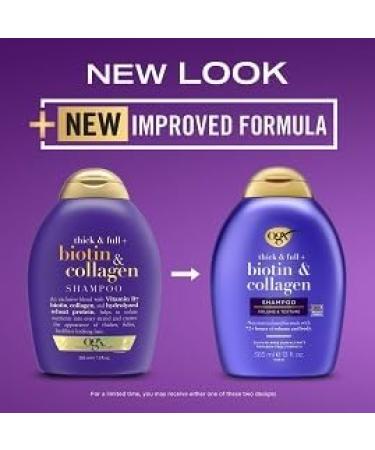 OGX Thick & Full Biotin & Collagen Volumizing Shampoo - 13 fl. oz | Best Hair Volume & Thickness Solution - Buy Online on GoSupps.com