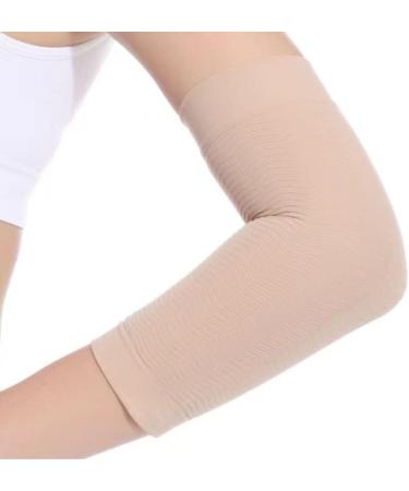 2 Pairs Arm Slimming Shapers for Women | Upper Arm Compression Sleeves & Wraps for Flabby Arms - Ideal for Weight Loss - Beige - Buy Online on GoSupps.com