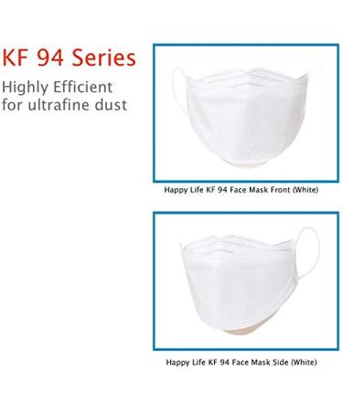GOOD DAY Black KF94 Certified Dust Masks - 10 Pack for Adults | Single Use, Individual Packaging - Buy Online on GoSupps.com