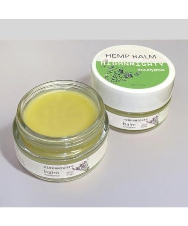 HIGHNMIGHTY Maximum Strength Hemp Balm Salve | Relaxing Natural Fast-Acting Topical Cream for Muscle Joint Back Knee Shoulder Neck Elbow Hand Foot Relief 60ml (2oz) (Eucalyptus) - Buy Online on GoSupps.com