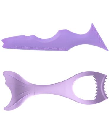 Didiseaon 2pcs Eyeshadow Heated Lash Curler Mascarades for Women Eyeliner Make up Aids Ruler Third Gear 15x5.7cm