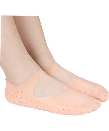 FOMIYES 6 Pairs Foot Softening Socks Elastic Boat Socks Silicone Heel Protectors Plantar Inserts Heel Socks for Cracked Heels Room Socks Shoe Pads for High Heels Spa Jacket - Buy Online on GoSupps.com