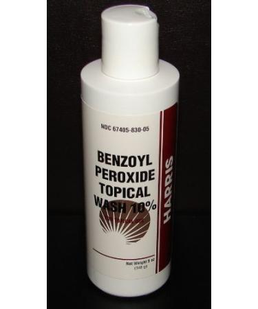 Harris Pharmaceuticals Benzoyl Peroxide 10% Acne Wash 5oz 5 Ounce (Pack of 1) - Buy Online on GoSupps.com