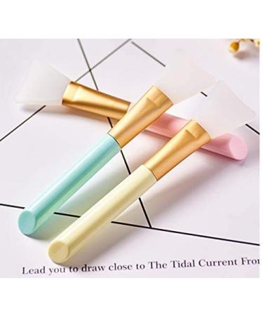 Silicone Face Mask Brush Set - 3 Pcs Hairless Applicator for Facial Masks Serums & DIY Makeup Tools | International Shipping Available - Buy Online on GoSupps.com