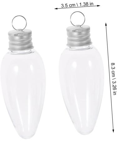 ABOOFAN 60 Pcs Small Light Bulb Candy Bottle Banquet Chocolate Box Christmas - Buy Online on GoSupps.com