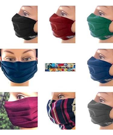 Buy Set of 5 Children's Silver Gray Cotton Masks - Everyday & Makeshift Mouth and Nose Protection | International Shipping Available - Buy Online on GoSupps.com