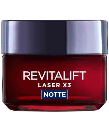 L'Or al Paris LOREAL Revitalift Laser X3 Triple Power AntiAge Night Care with ProRetinol + Hyaluronic Acid + Vitamin C50 ml - Buy Online on GoSupps.com