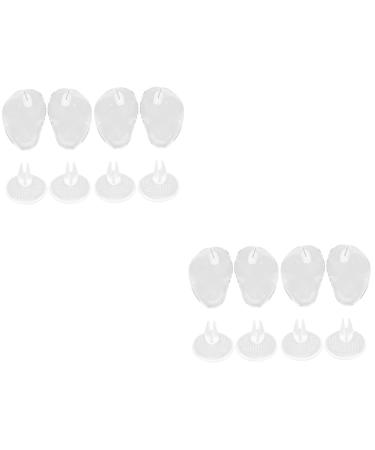 FOMIYES 8 Pairs Clip Toe Pad Heel Pads for High Heels Toe Pads Sandal Inserts Toe Cushion Forefoot Cushions Insoles for High Heels Toe Post Pads Toe Cover Pinch Toes