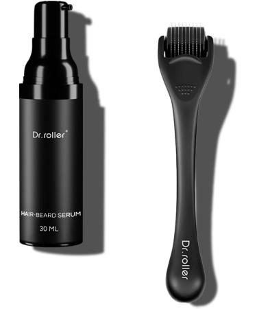 Dr.roller Beard Growth Kit Derma Roller 1mm and Beard Growth Oil 30ml Derma Roller for Hair Growth Microneedling Beard Roller Beard Oil Stimulate Beard and Hair Regrowth - Buy Online on GoSupps.com