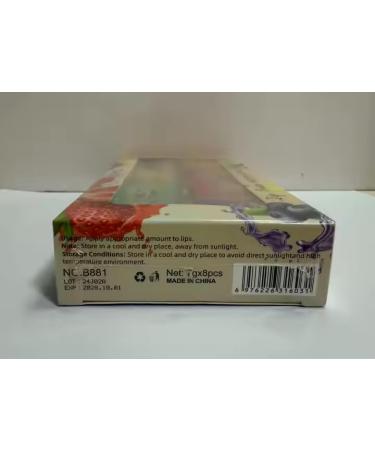 Juego b lsamo labial 8 piezas tratamiento de b lsamo labial hidratante hidratante y nutritivo  - Buy Online on GoSupps.com