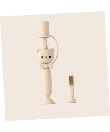 Kombiuda Silicone Toothbrush for Children | Baby Training Toothbrush with Soft Bristles | Fun Caricature Design for Newborn Care - Buy Online on GoSupps.com