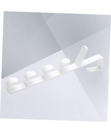GLEAVI 4 pcs Door Rack Towel White Hooks Holders Multifunctional Portable The Over Hanging Hanger Hat Coat 2pcsx2pcs Whitex2pcs - Buy Online on GoSupps.com