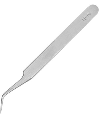Eyebrow Tweezers Optional Fine Processing Smooth Lines High Strength Eyelash Tweezers Flexible Stylist Laboratory for Electronics(Silver Curved Tweezers LD04) Silver Curved Tweezers Ld-04 - Buy Online on GoSupps.com